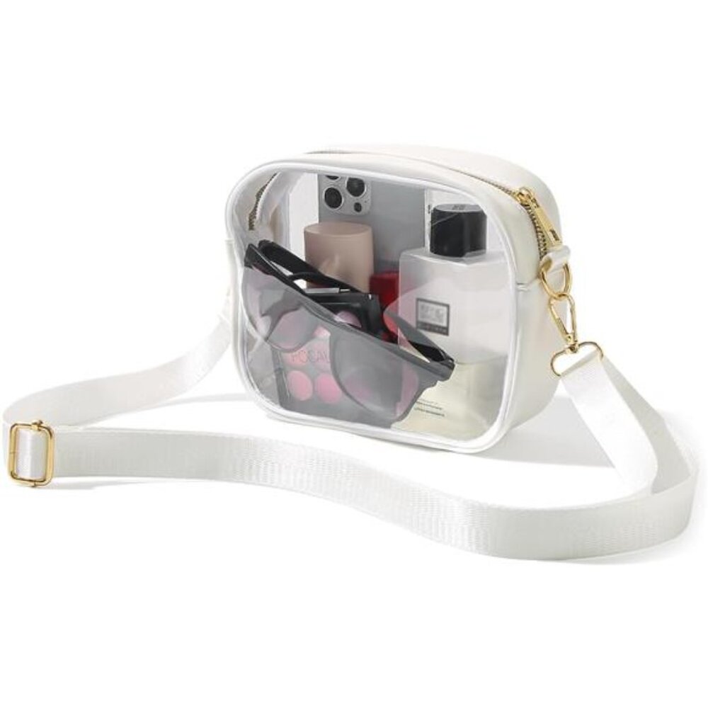 Clear Crossbody Transparent Bag Purses for Men & Women